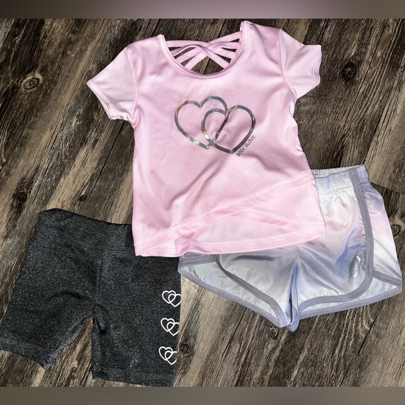 Body glove pink gray 3pc set like new condition 2T - Picture 1 of 1